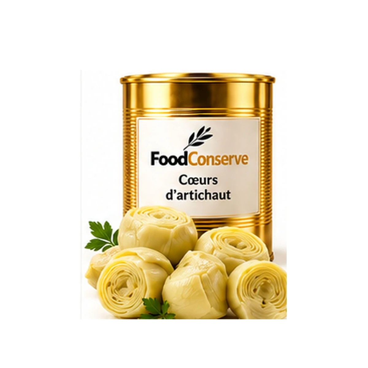 Boîte dorée FoodConserve : Cœurs d'artichauts