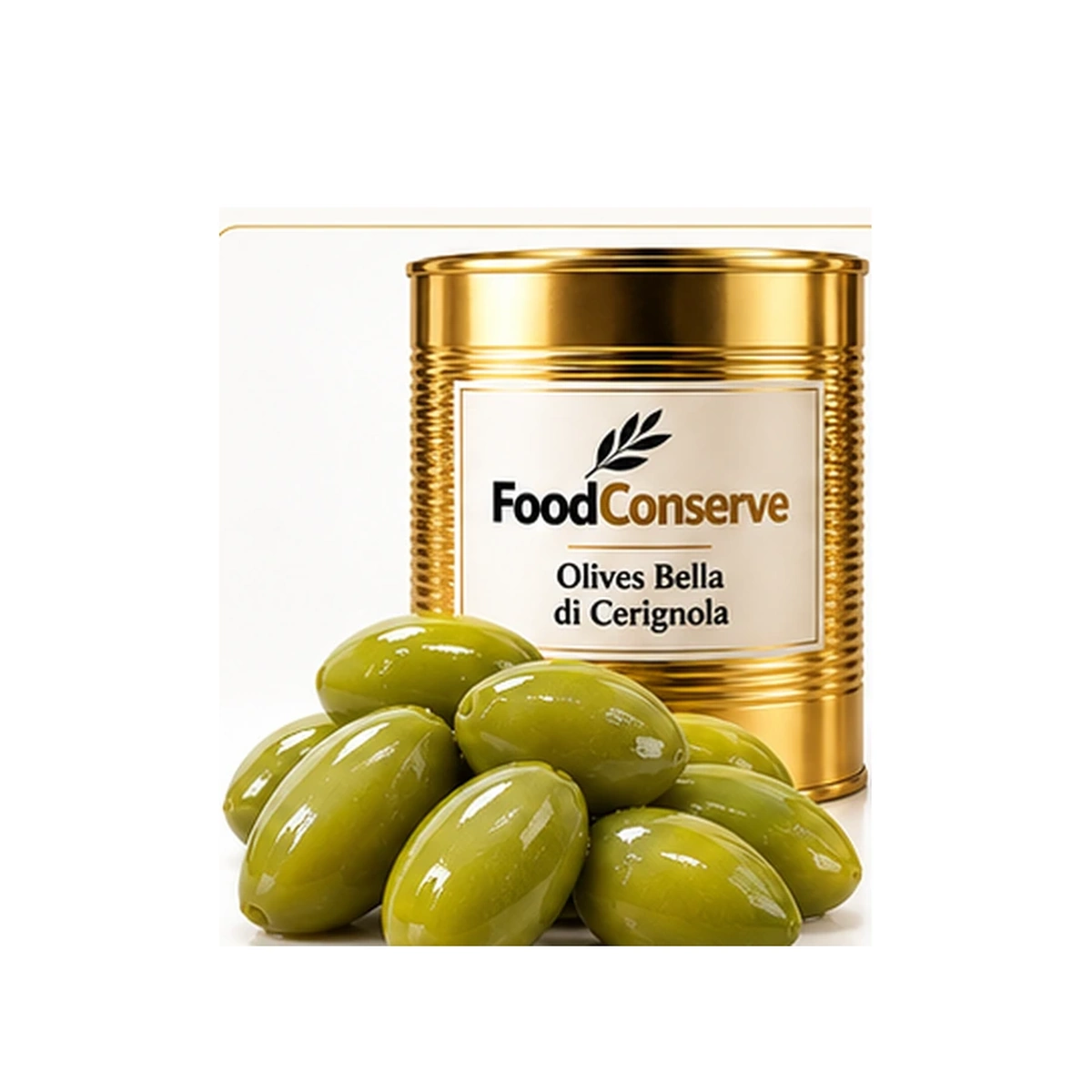 Boîte dorée FoodConserve : Olives Bella di Cerignola